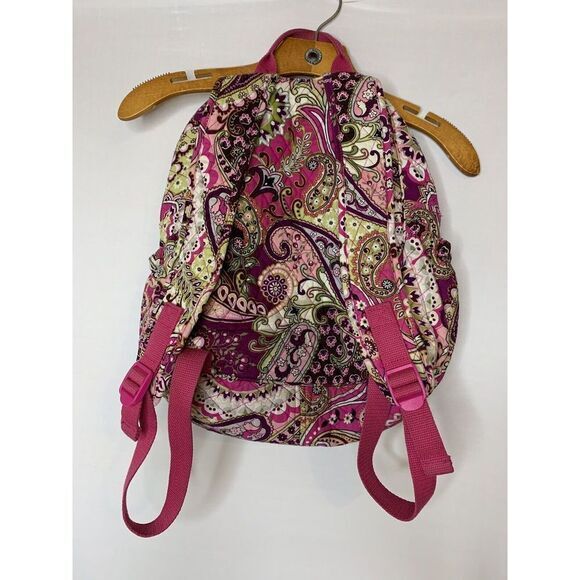 Vera Bradley Small Backpack in Very Berry Paisley? Purse Bag Quilted‎ Back Pack